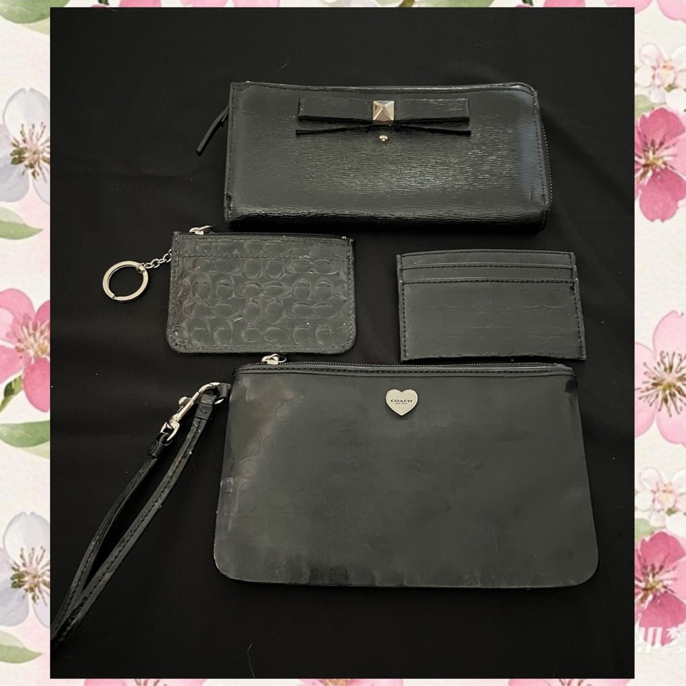 Black Patent Coach and Kate Spade Bundle